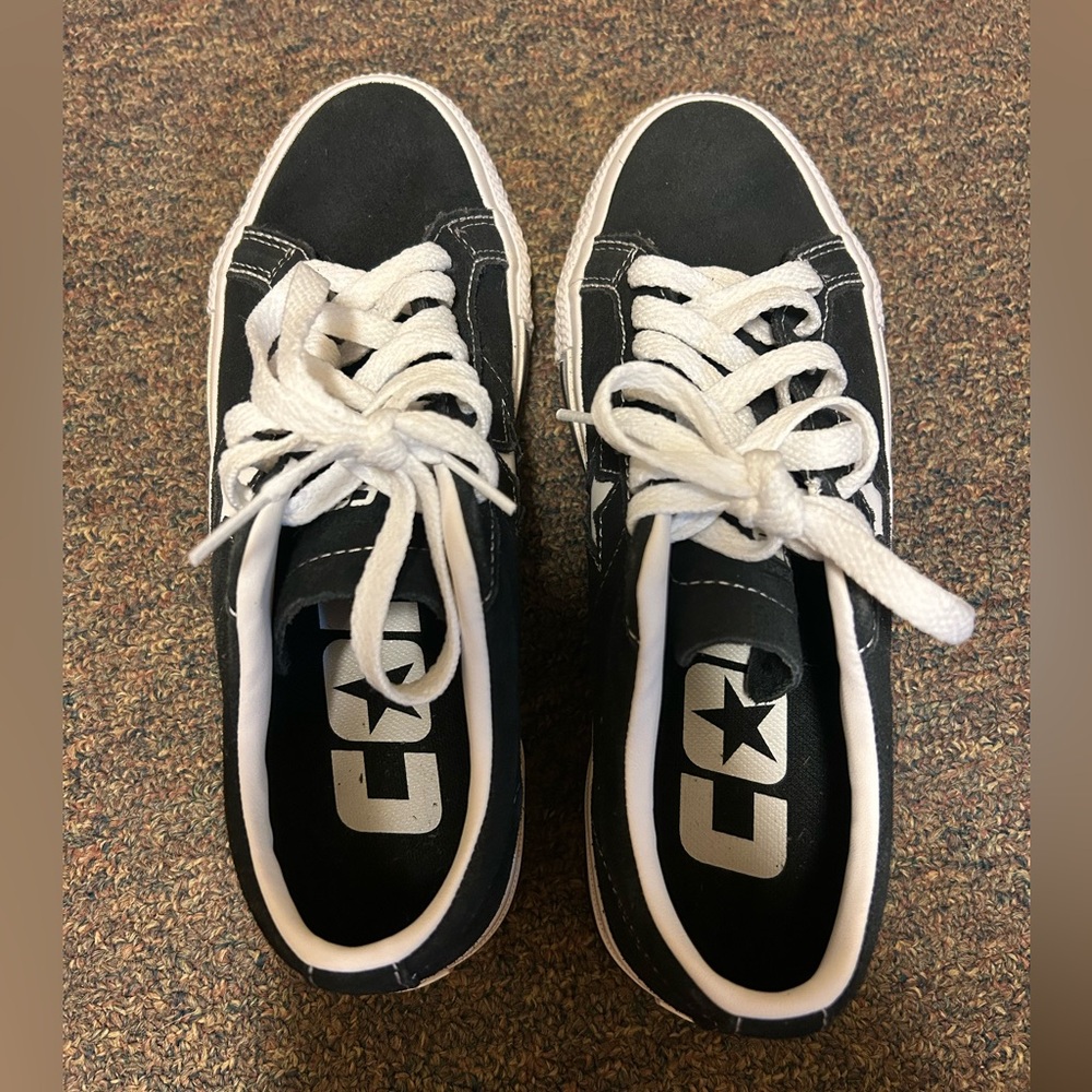 Converse Black and White shoes